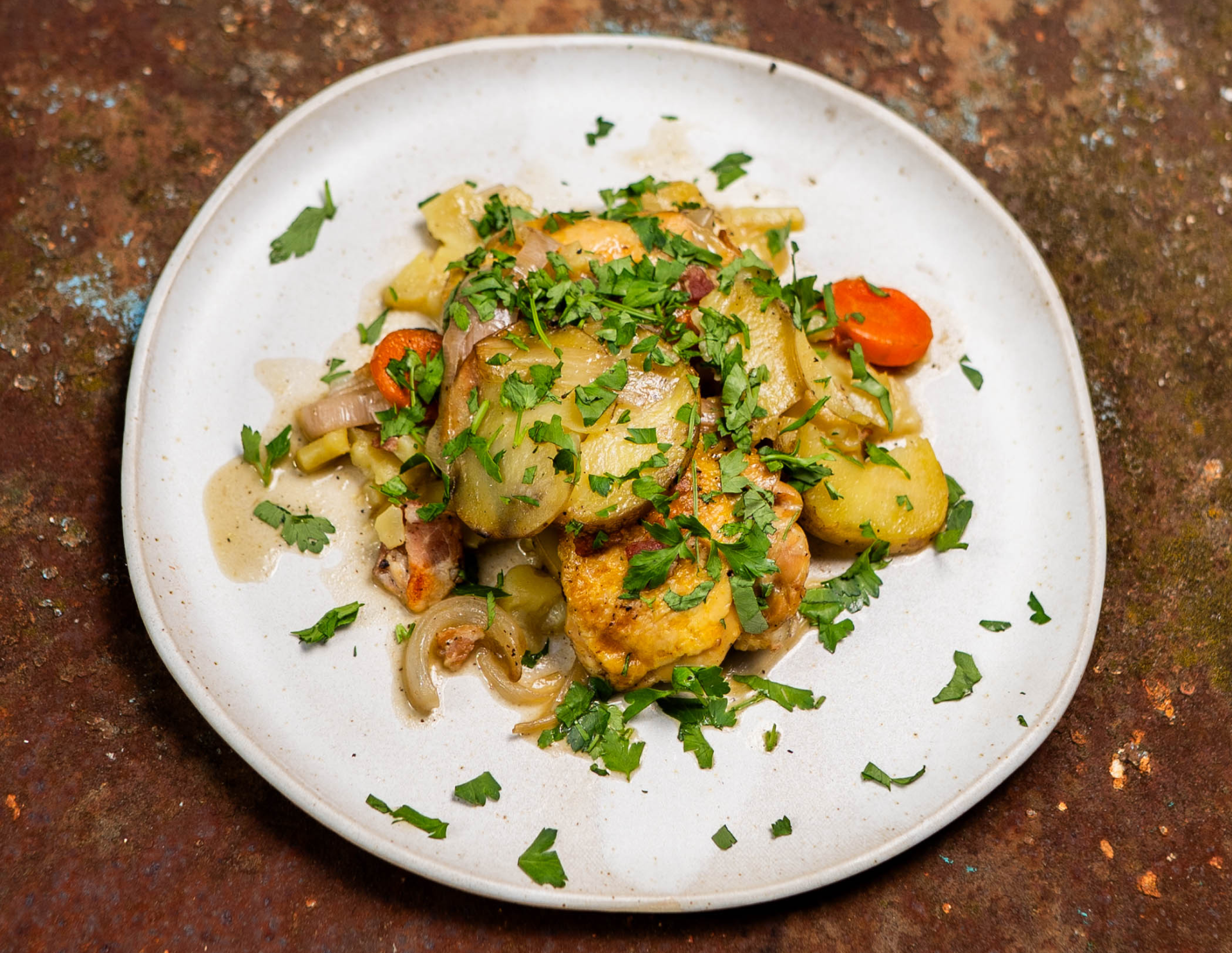 Baeckeoffe with Country Chicken